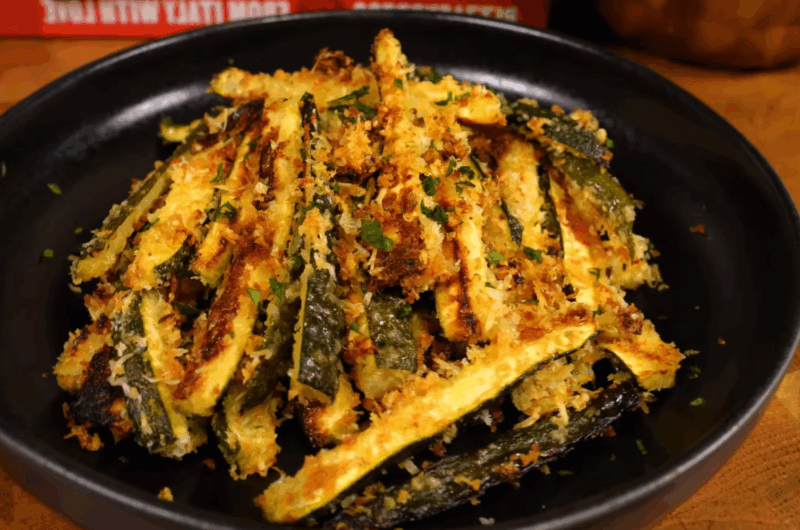 ABOBRINHA CROCANTE Feita no Forno SEM FRITURA