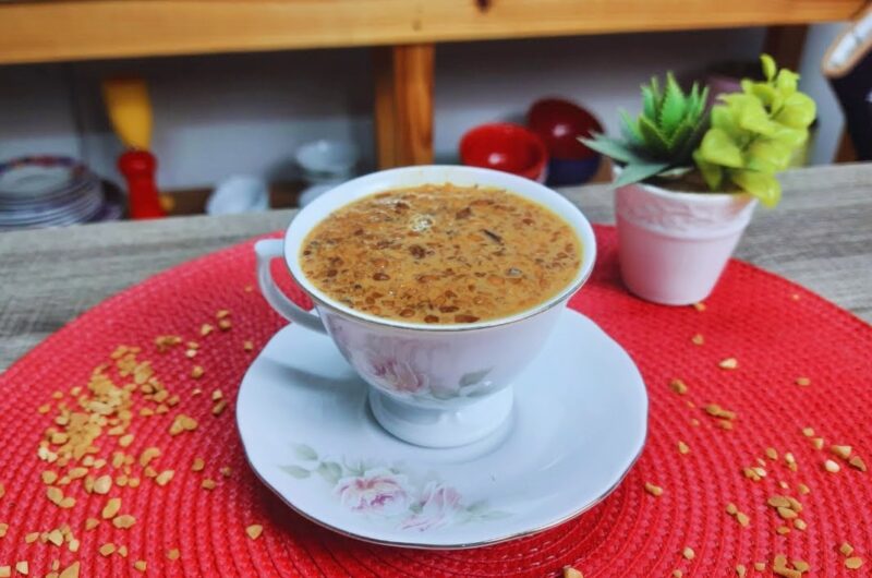 CHÁ DE AMENDOIM CREMOSO e Fácil (Receita de FESTA JUNINA Deliciosa!)