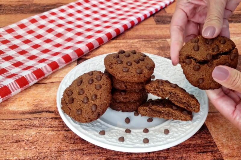 COOKIES FIT Feitos com PASTA DE AMENDOIM