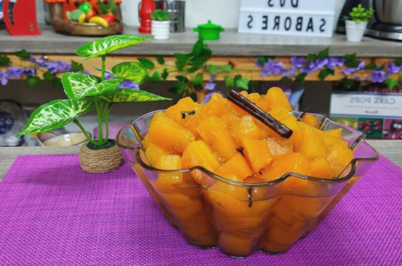DOCE DE ABÓBORA em Pedaços na PANELA DE PRESSÃO | Delicioso, Prático e RÁPIDO