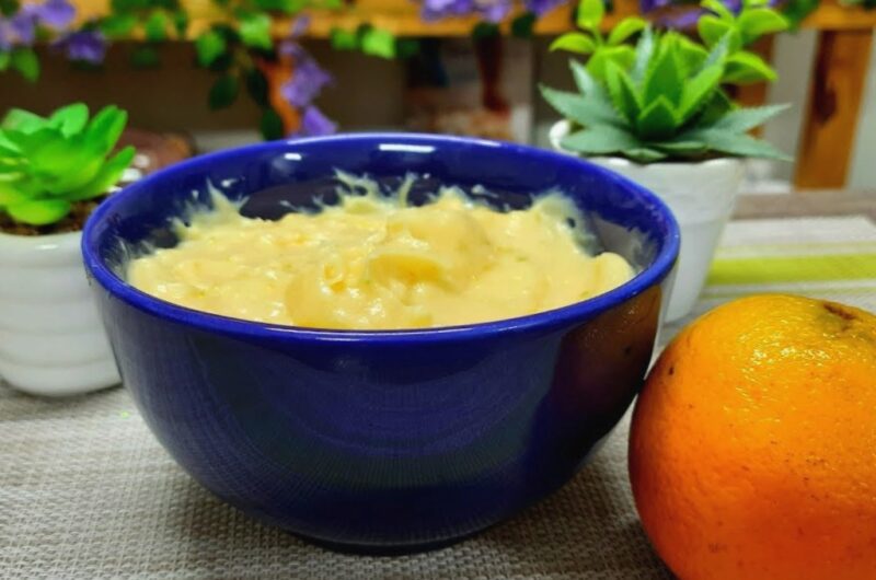 RECHEIO DE LARANJA Para Bolos de Aniversário e de Pote SUPER FÁCIL e ECONÔMICO