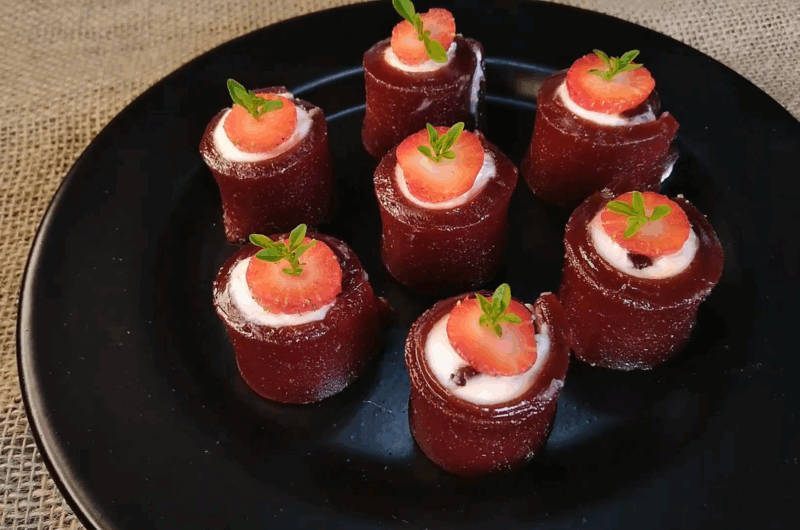 SUSHI de GOIABADA com CREAM CHEESE Delicioso