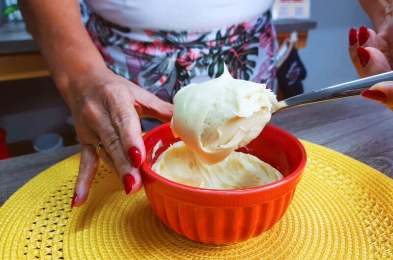 MARGARINA Caseira para FOLHEAR | Receita Simples e PRÁTICA