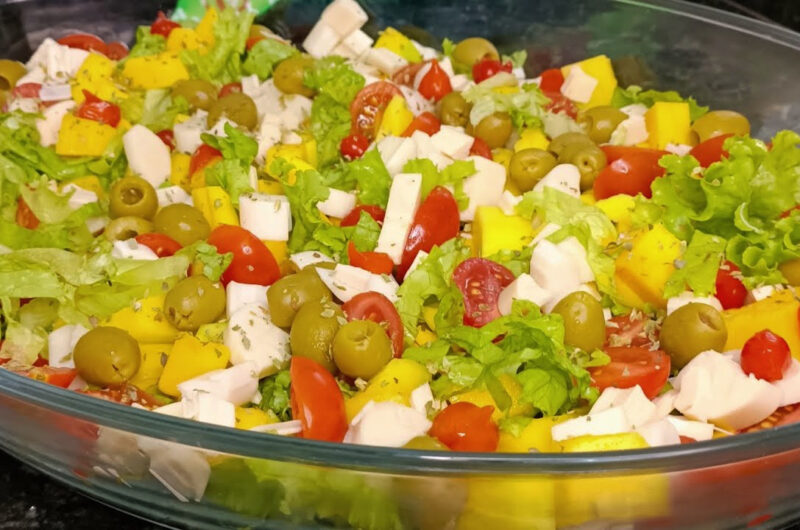 SALADA TROPICAL Fácil e RÁPIDA
