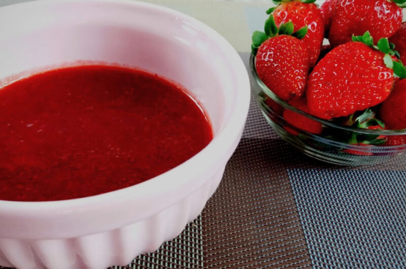 CALDA DE MORANGO | Receita Deliciosa e FÁCIL de Fazer